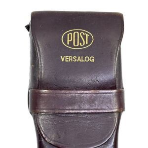 Vintage POST VERSALOG Engineer Slide Rule Tool With Case 1460 HEMMI BAMBOO JAPAN